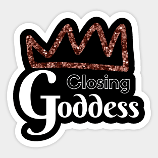 Closing Goddess Sticker